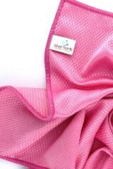 Silver Home Baklava Desen Cam Bezi – Pembe – 235 gsm – 40×40 cm