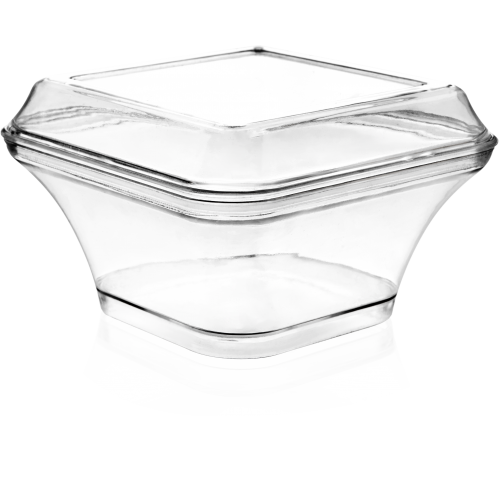 260 cc Asos Kare Kapaklı Kase (May 314 Takım)