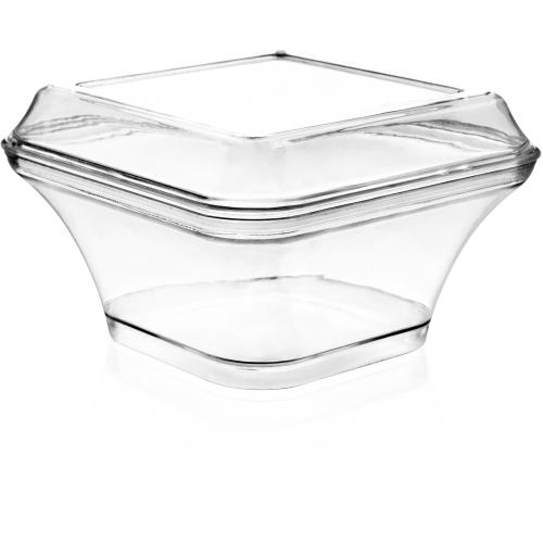 260 cc Asos Kare Kapaklı Kase (May 314 Takım)