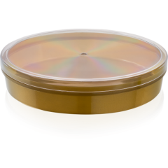 Harmony 500 cc Gold Kapaklı Yuvarlak Kutu (May 434)