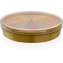 Harmony 500 cc Gold Kapaklı Yuvarlak Kutu (May 434)