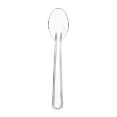 Plastik Lüks Dondurma Kaşığı Şeffaf 11,5