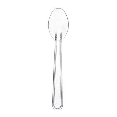 Plastik Lüks Dondurma Kaşığı Şeffaf 11,5