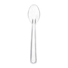 Plastik Lüks Dondurma Kaşığı Şeffaf 11,5