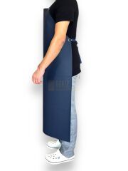 Suni Deri Lacivert Renk Mutfak Kasap Mermerci Önlüğü