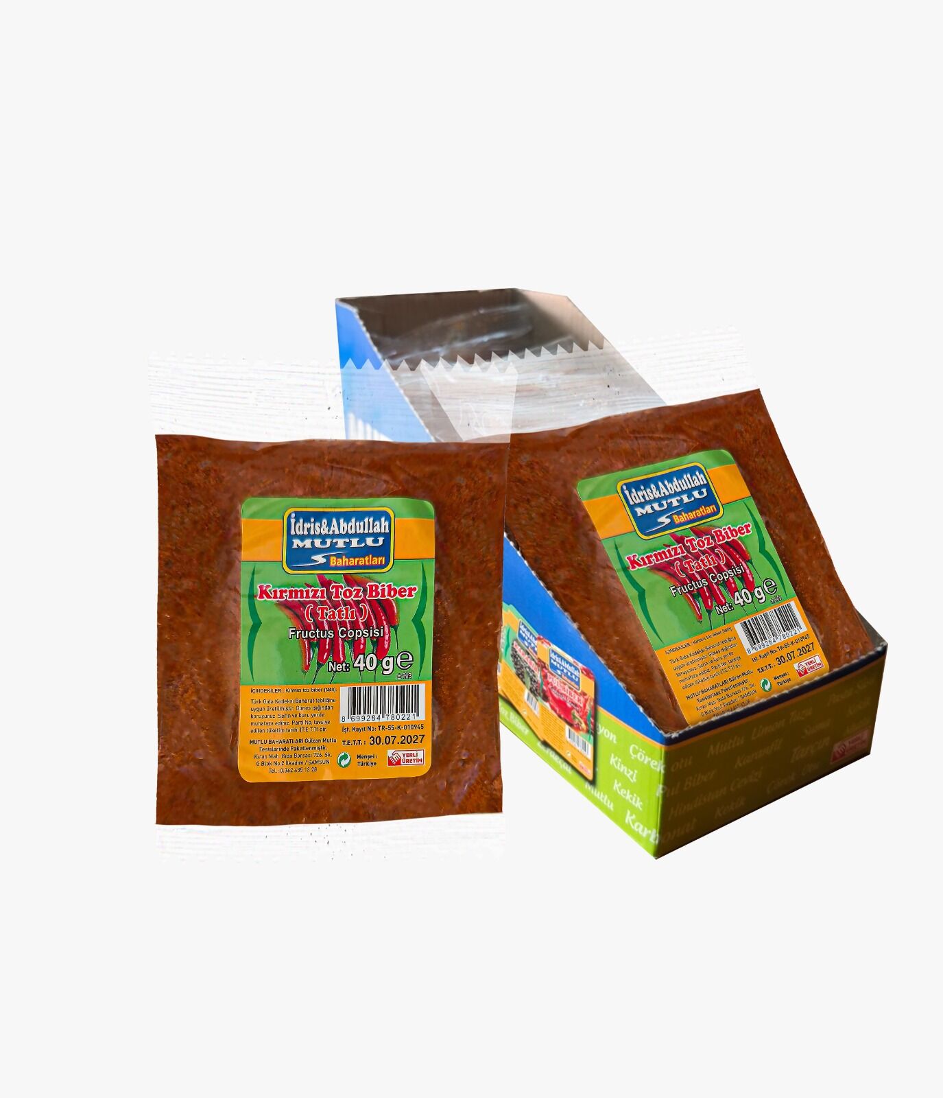 KIRMIZI TOZ BİBER TATLI 40 GR * 20