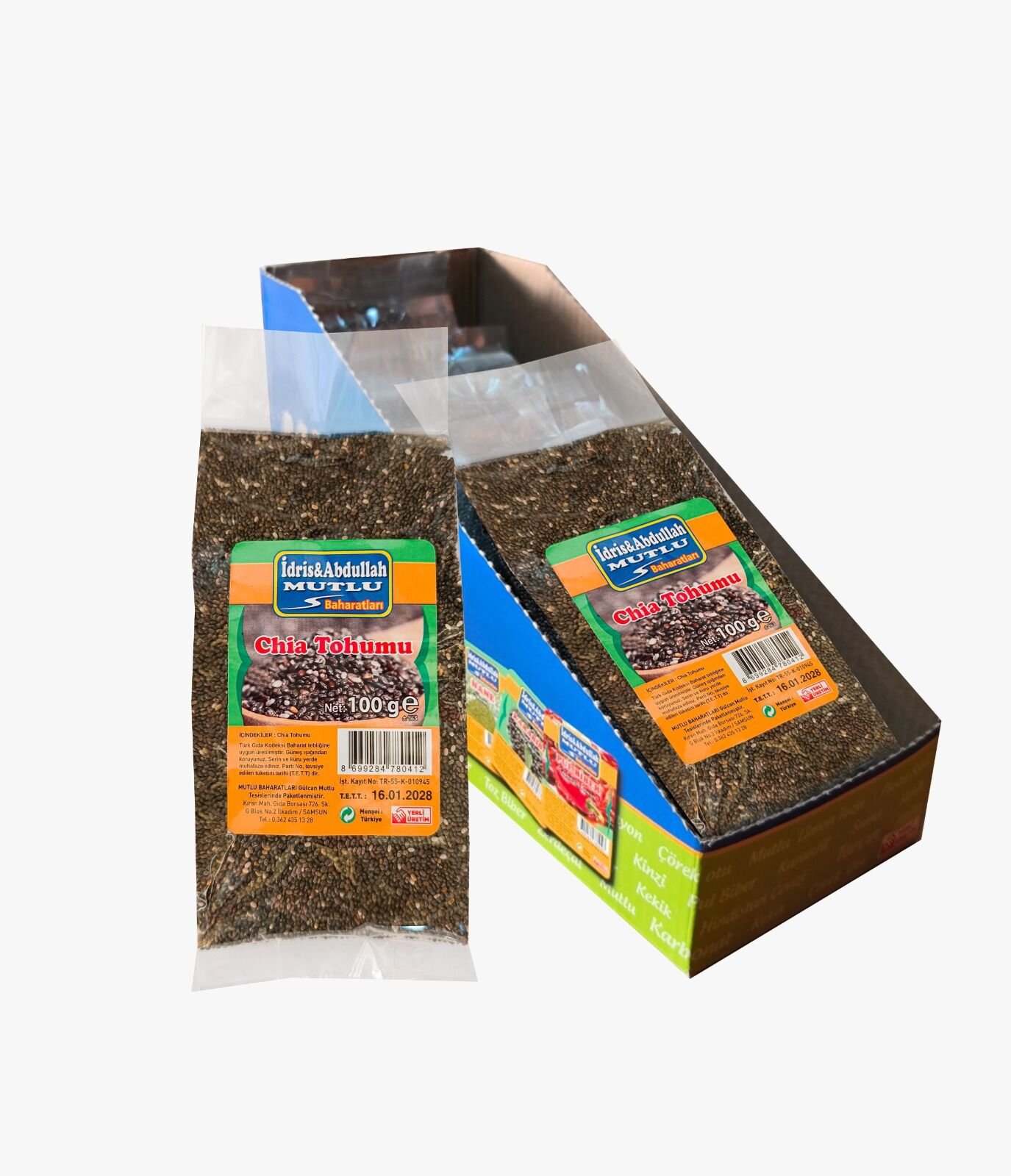 CHİA TOHUMU 100 GR*20