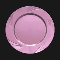 PARTY TABAK 9 İNC 6'LI  B.PEMBE